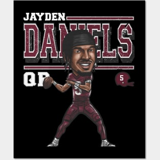 Jayden Daniels Washington Cartoon Posters and Art